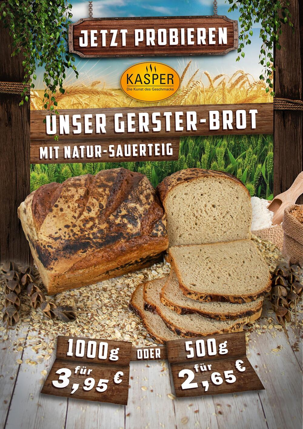 Bäckerei Kasper Hannover Gersterbrot Bio Natursauerteig Spezialbrot Vahrenwalderstrasse 66 Handgemachte Backwaren